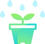 원예식물(화분류) 물주기(수분공급 주기) 생육데이터 아이콘 이미지