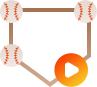야구 주요 규칙 판정 영상 데이터 아이콘 이미지