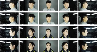 이미지 분야 한국인 얼굴 이미지 데이터베이스 구조 이미지 예시